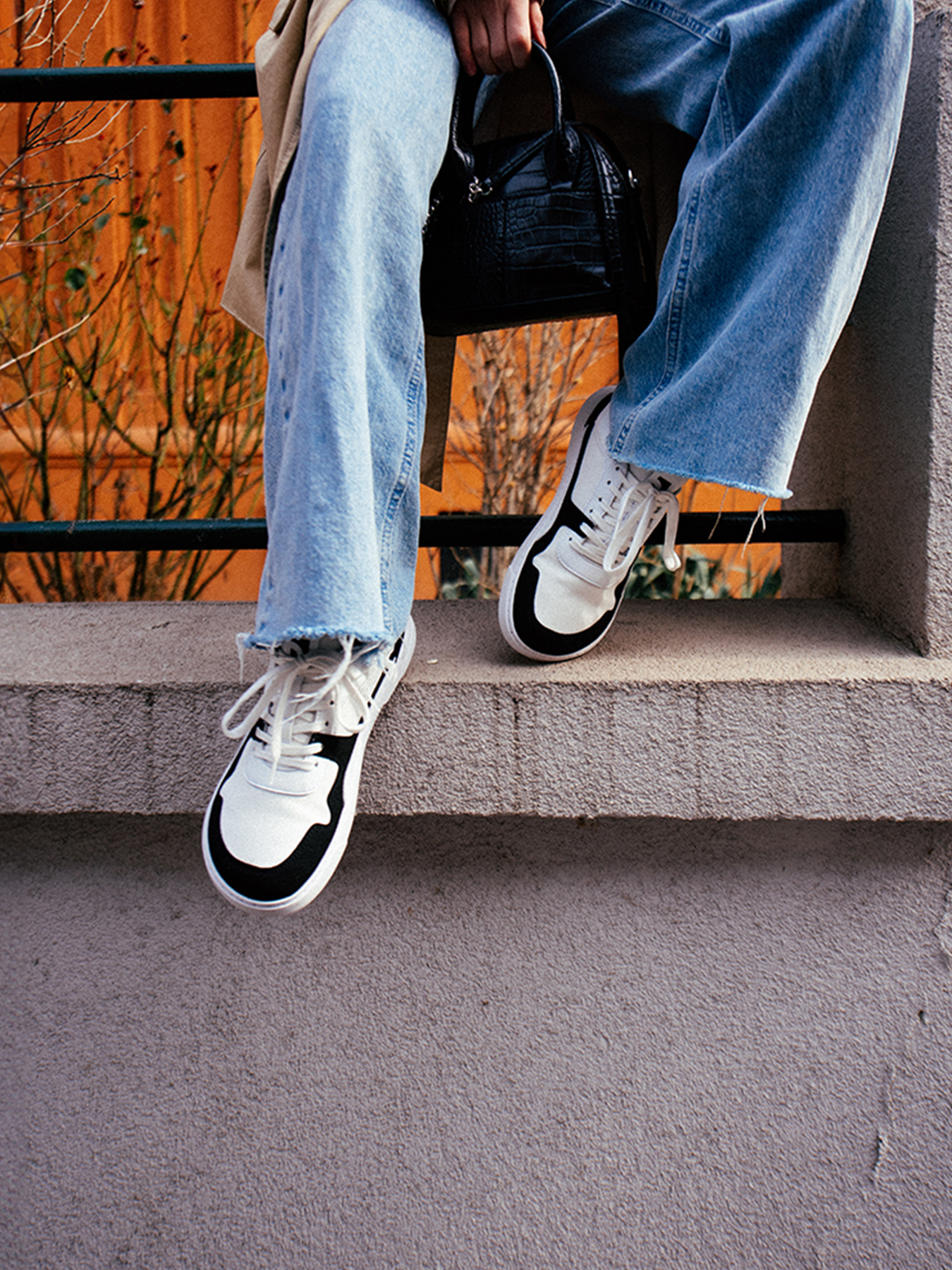 Barefoot Sneakers Barebarics - Zing - White & Black Vegan