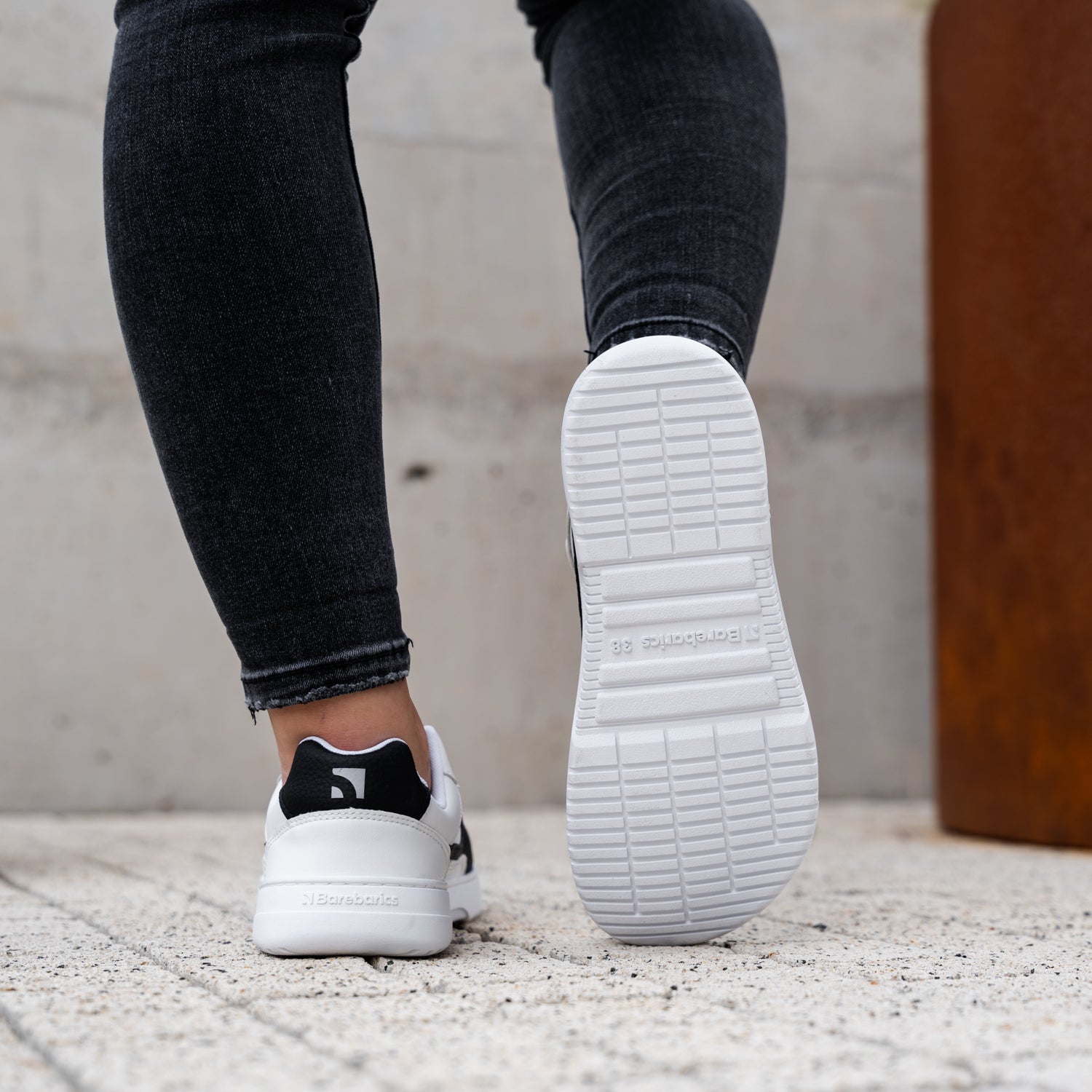 Barefoot Sneakers Barebarics Zing - White & Black