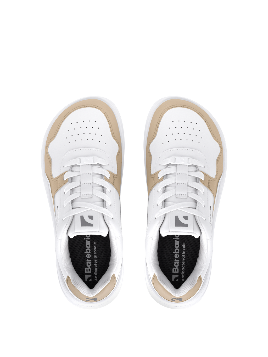 Barefoot Sneakers Barebarics Zing - White & Cream