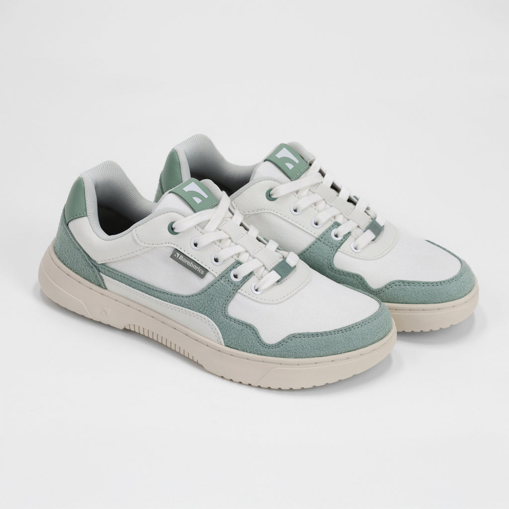 Barefoot Sneakers Barebarics Zing - White & Green
