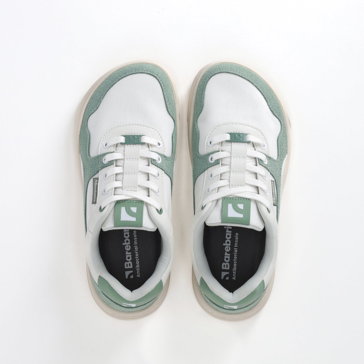Barefoot Sneakers Barebarics Zing - White & Green