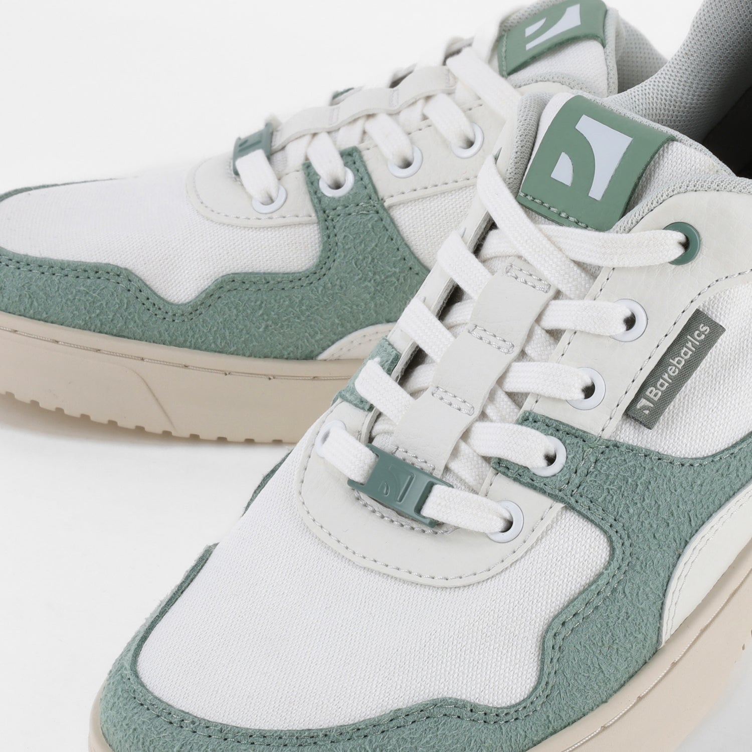 Barefoot Sneakers Barebarics Zing - White & Green