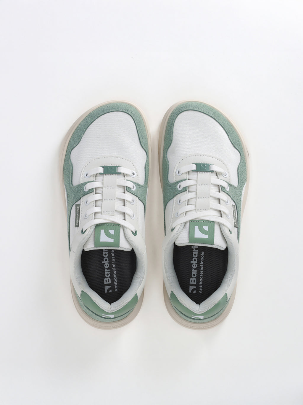 Barefoot Sneakers Barebarics Zing - White & Green