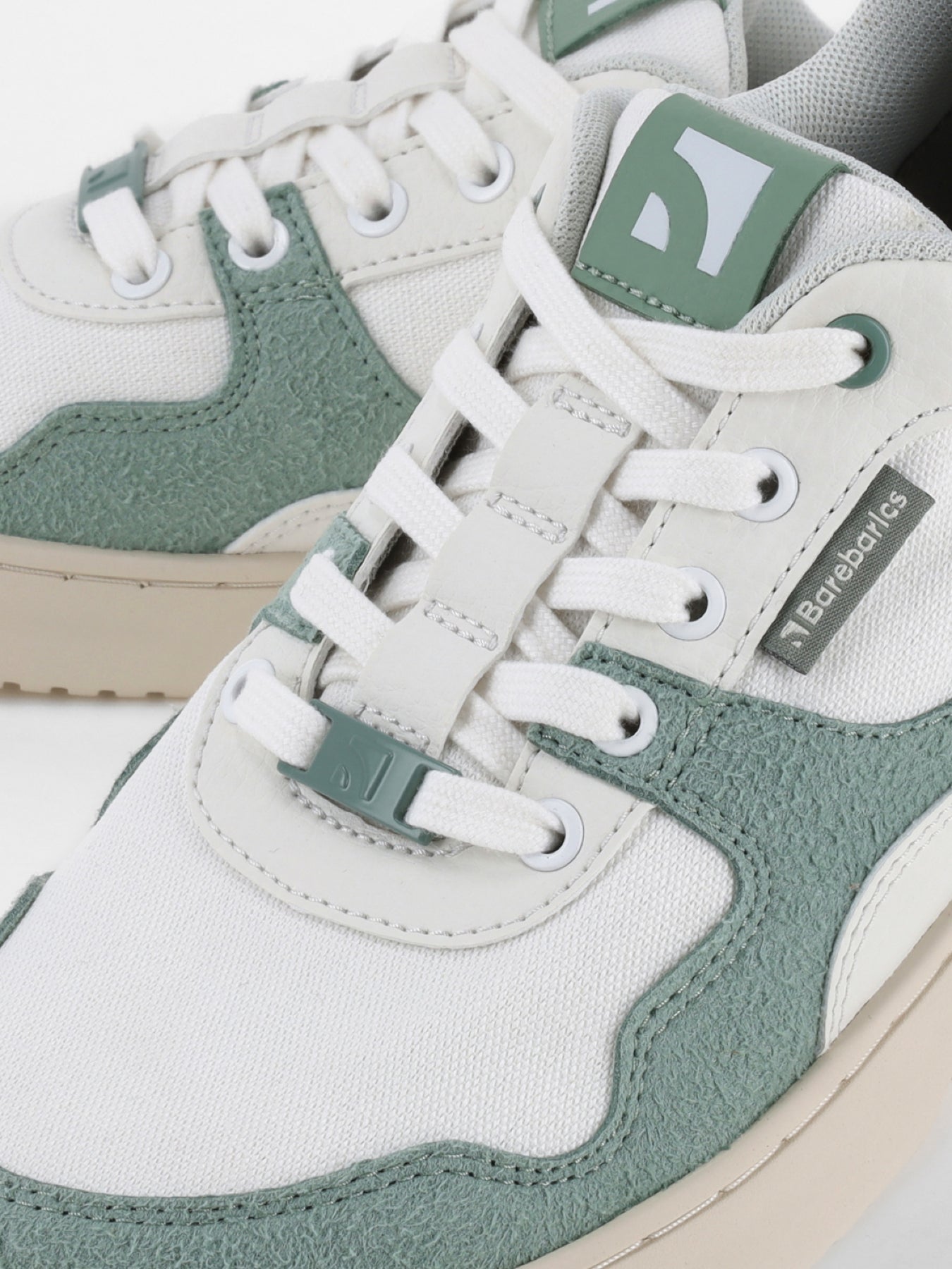 Barefoot Sneakers Barebarics Zing - White & Green