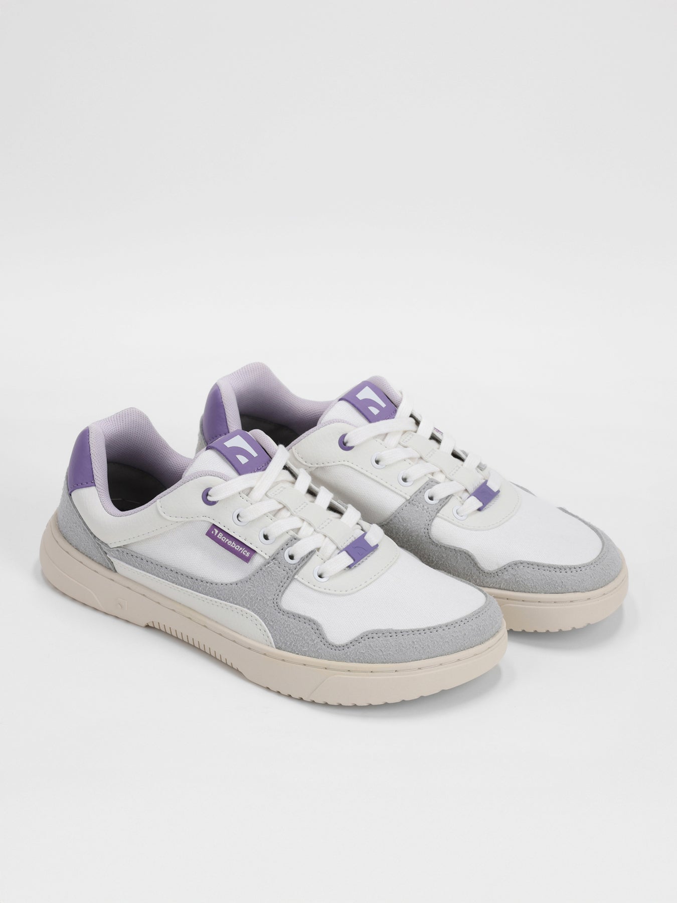 Barefoot Sneakers Barebarics Zing - White & Purple