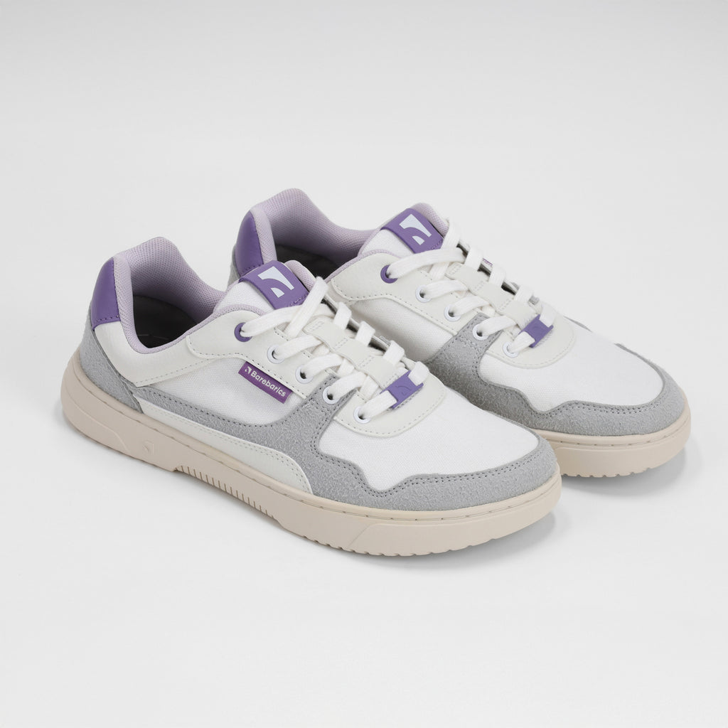 Barefoot Sneakers Barebarics Zing - White & Purple