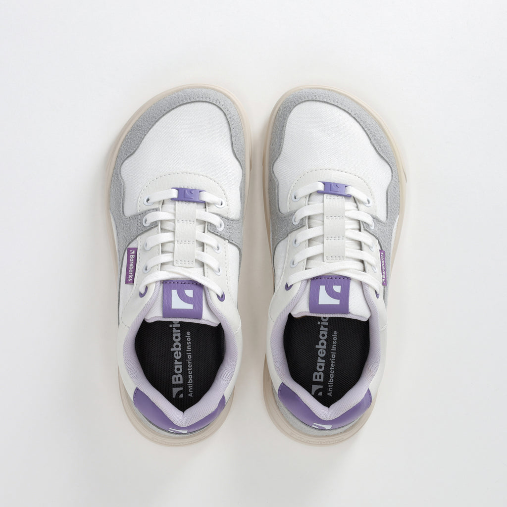 Barefoot Sneakers Barebarics Zing - White & Purple