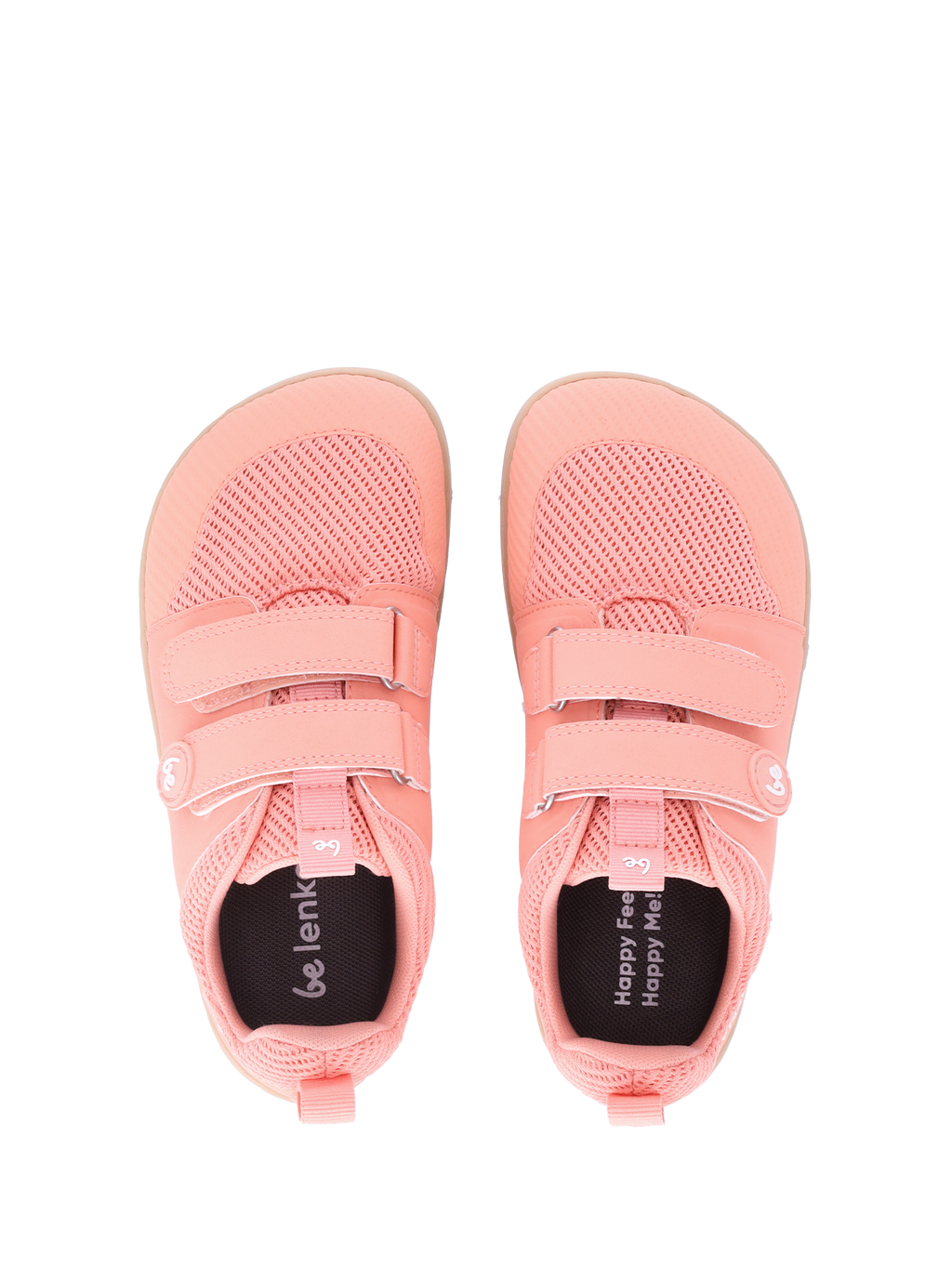 Kids barefoot sneakers Be Lenka Bounty Kids - Coral Pink