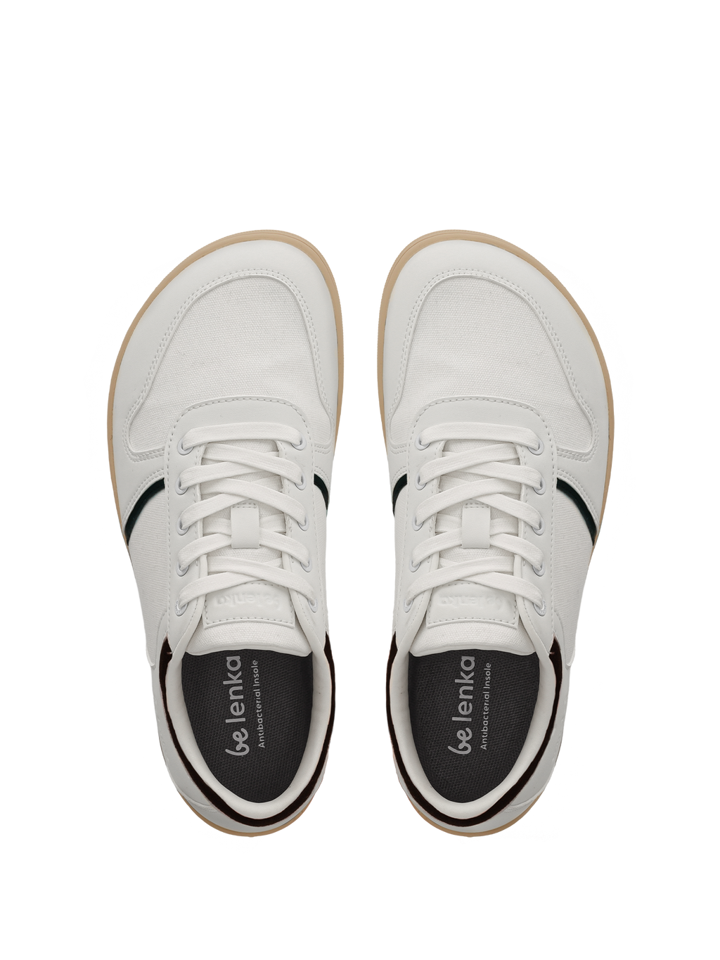 Barefoot Sneakers - Be Lenka Echo - White & Black Vegan