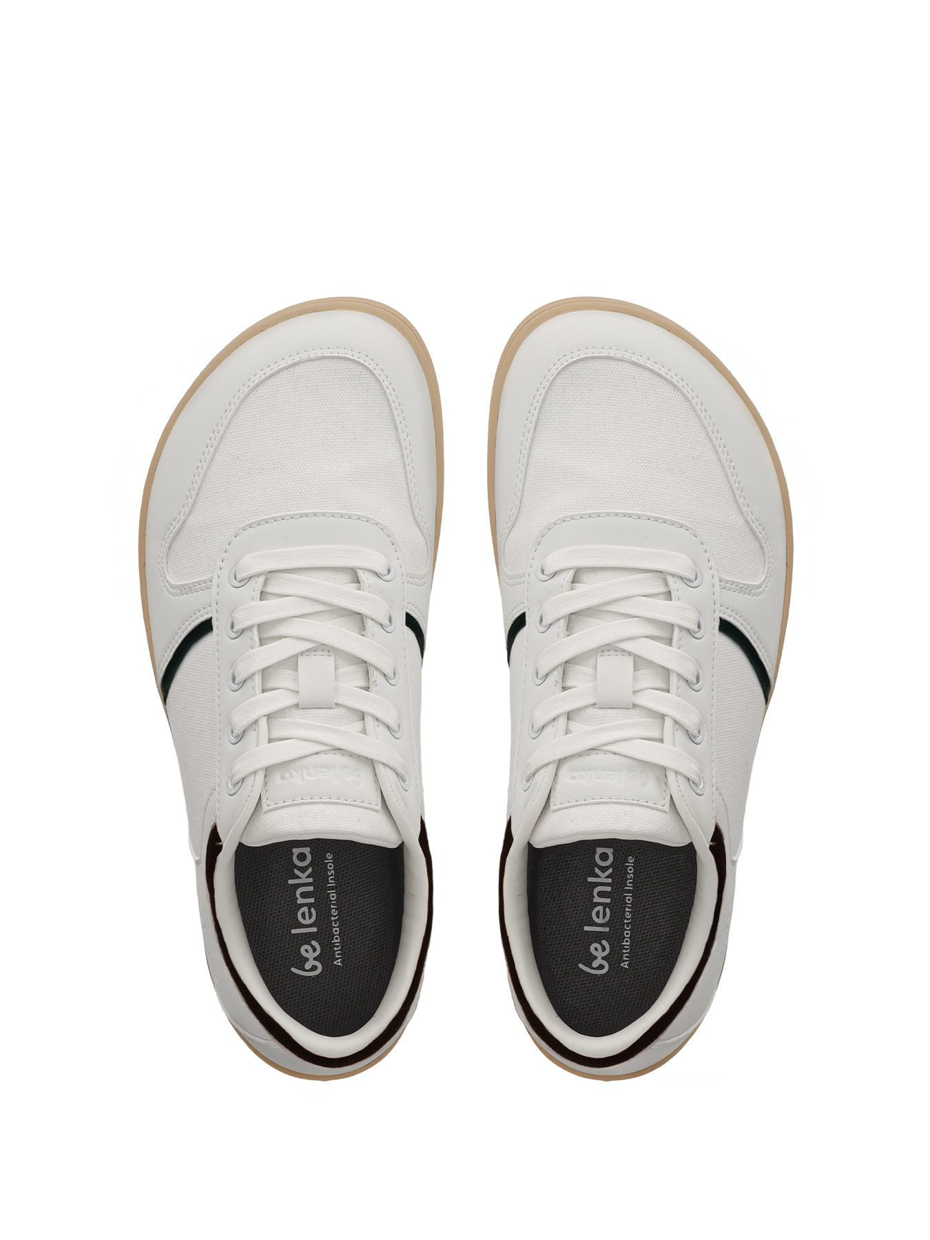 Barefoot Sneakers - Be Lenka Echo - White & Black Vegan