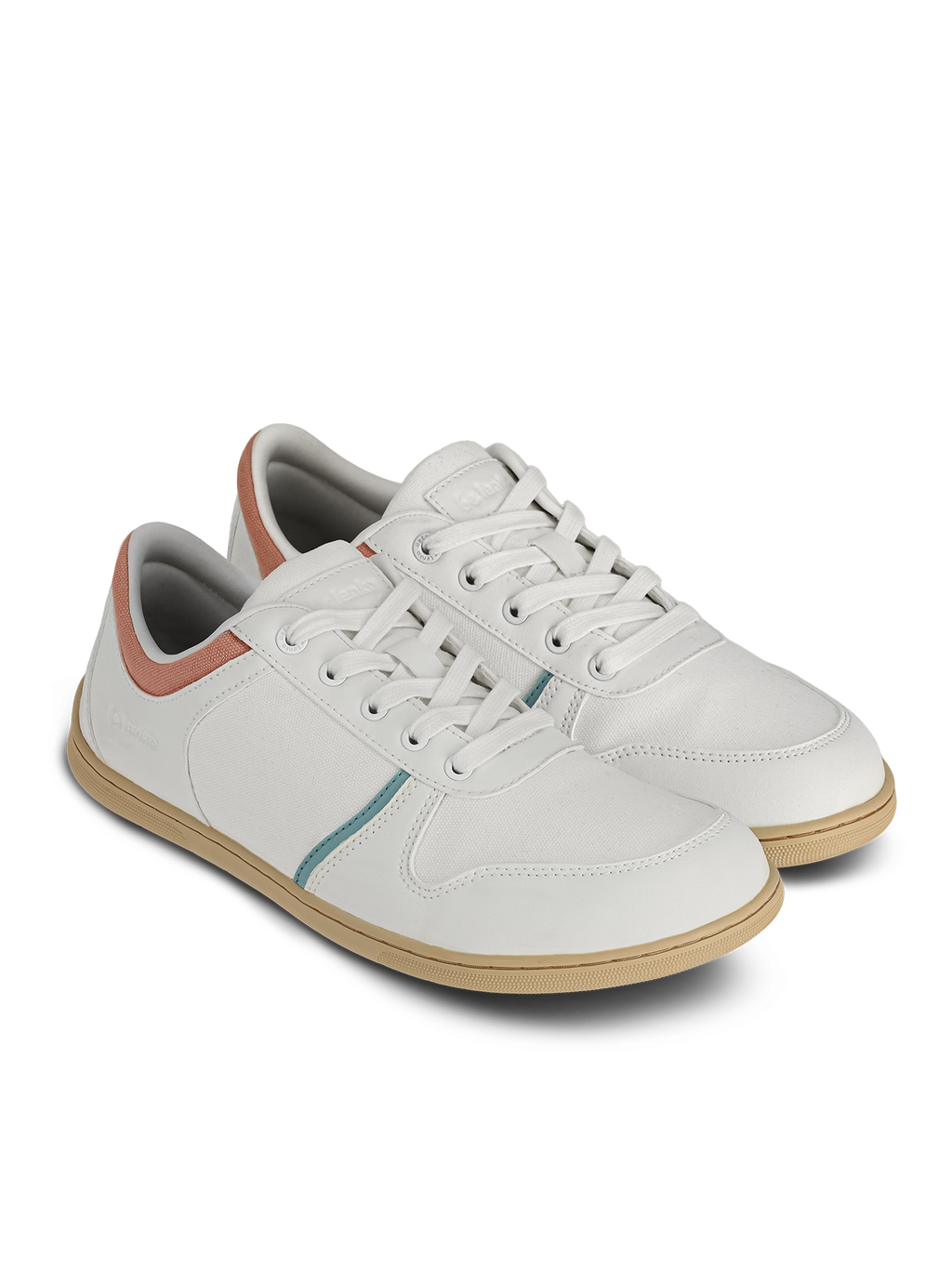 Barefoot Sneakers - Be Lenka Echo - White & Cotton Candy Vegan