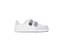 Kids barefoot sneakers Be Lenka Energise Kids - White & Checkerboard