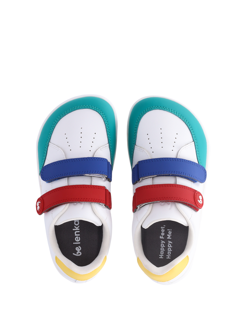 Kids barefoot sneakers Be Lenka Energise Preschool - White & Multicolour