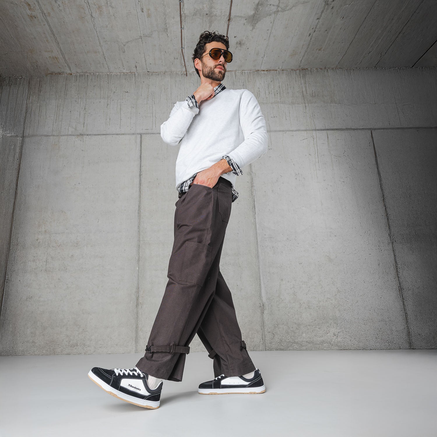 Barefoot Shoes Barebarics Legend - Black & White