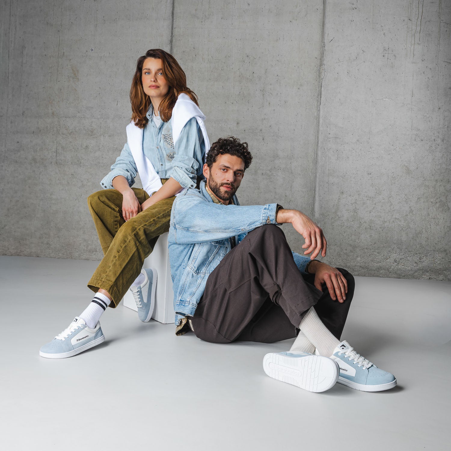 Barefoot Shoes Barebarics Legend - Ice Blue