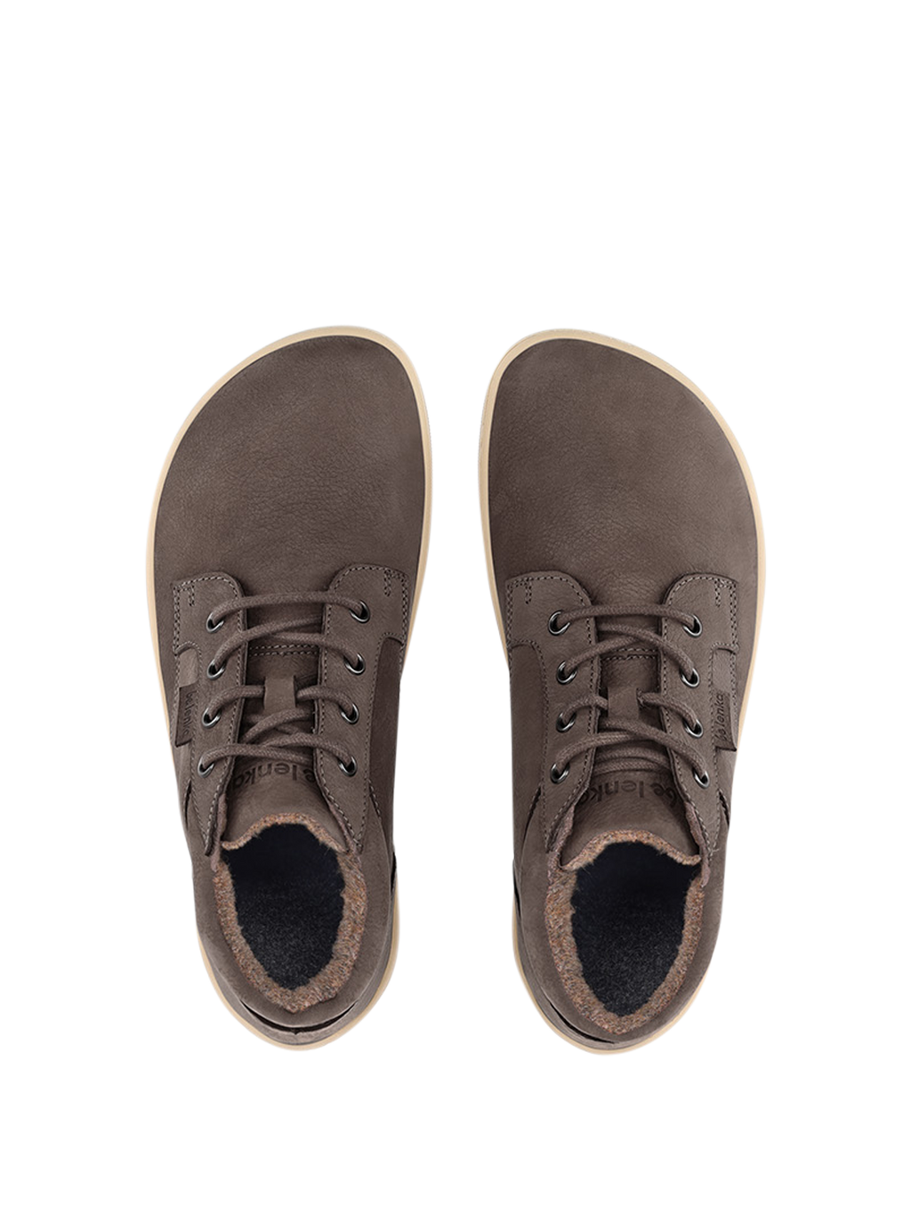 Barefoot Shoes - Be Lenka - Synergy - Fleece - Chocolate & Beige