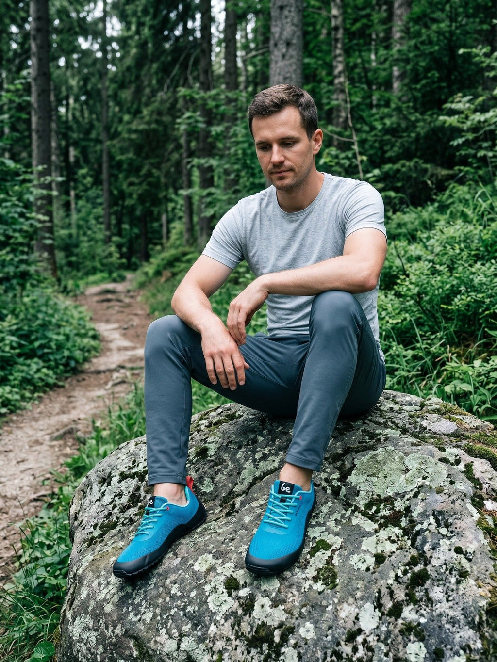 Barefoot Shoes Be Lenka Trailair - Aqua Blue