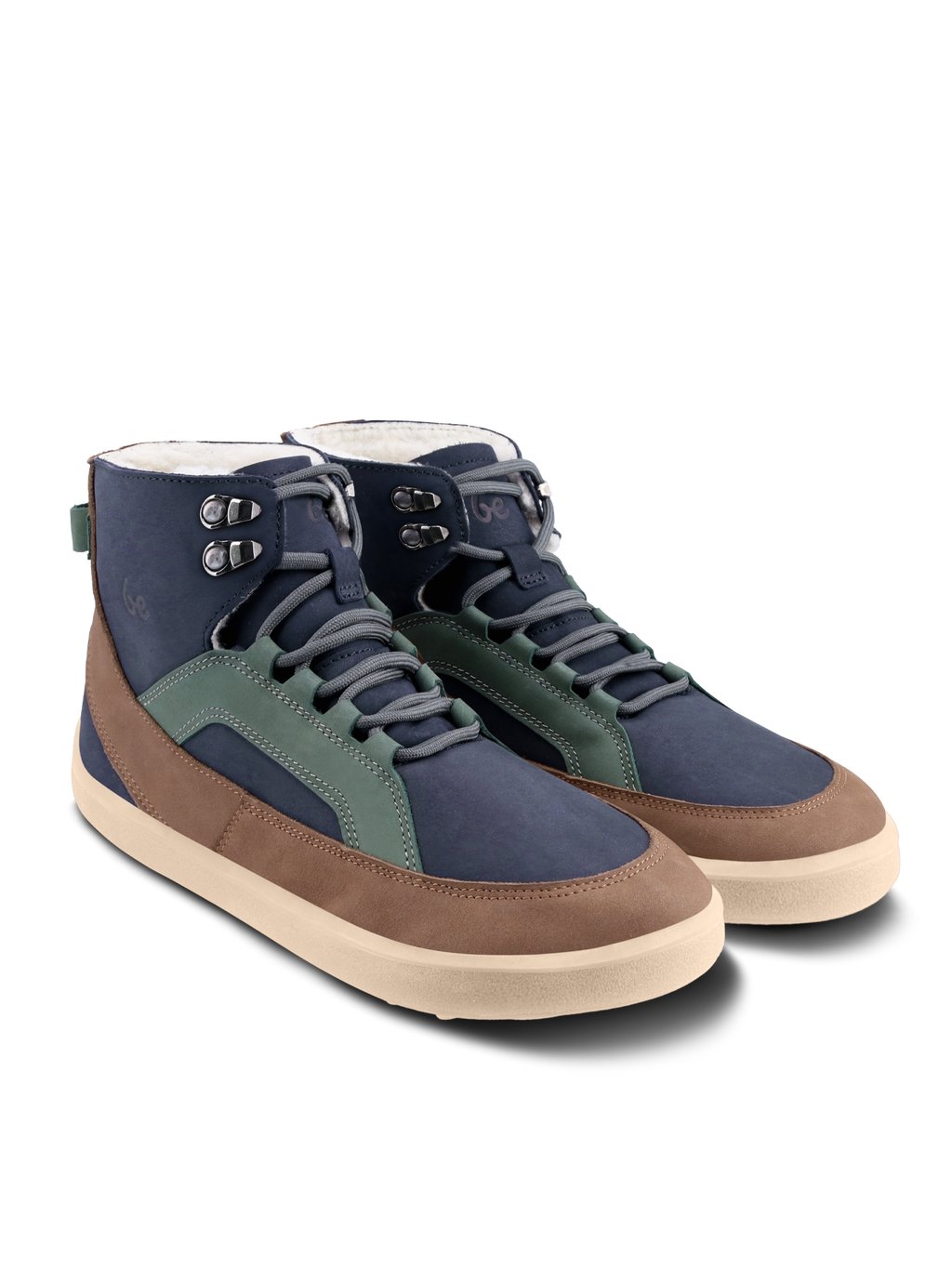 Barefoot Boots Be Lenka York - Navy, Brown & Beige