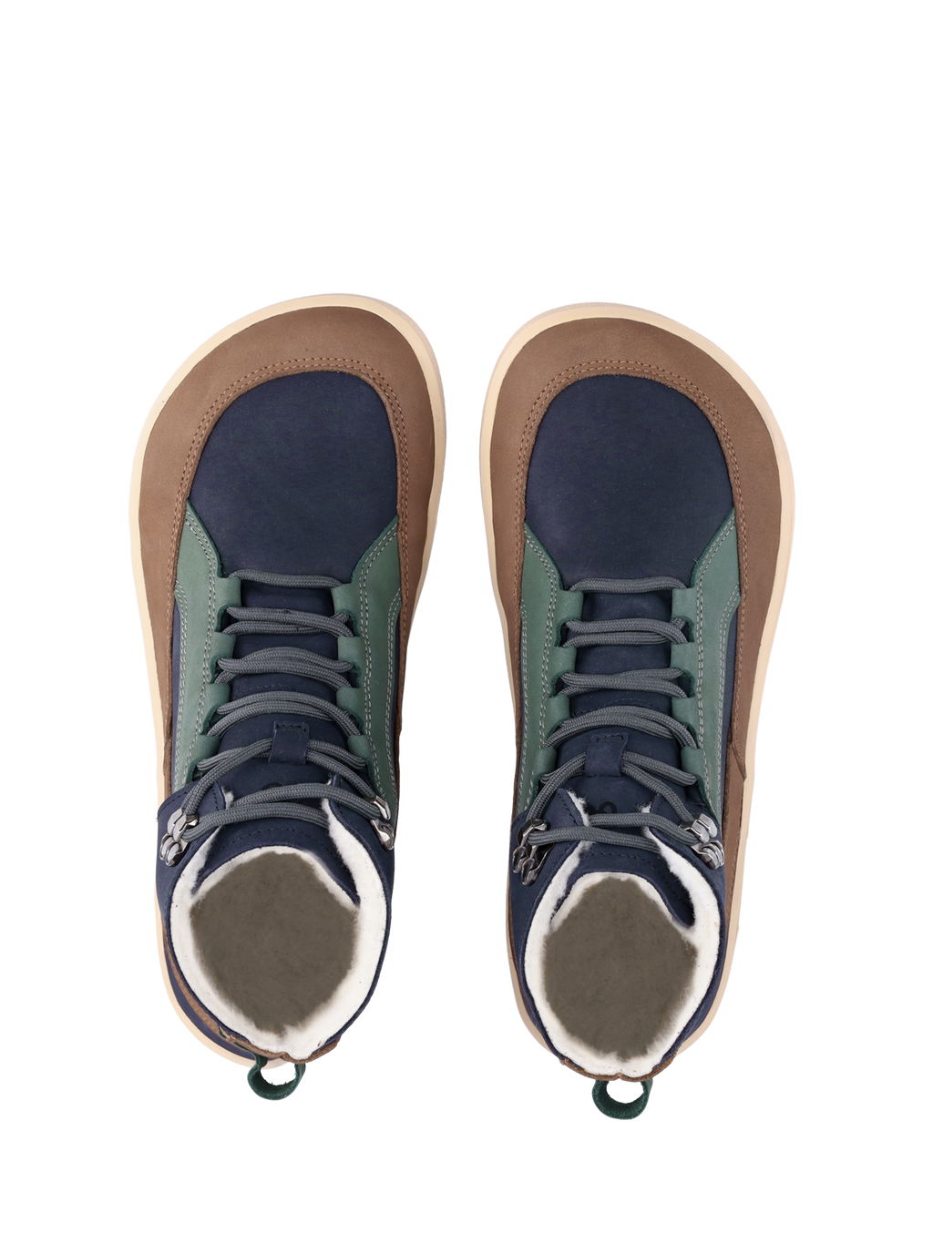 Barefoot Boots Be Lenka York - Navy, Brown & Beige