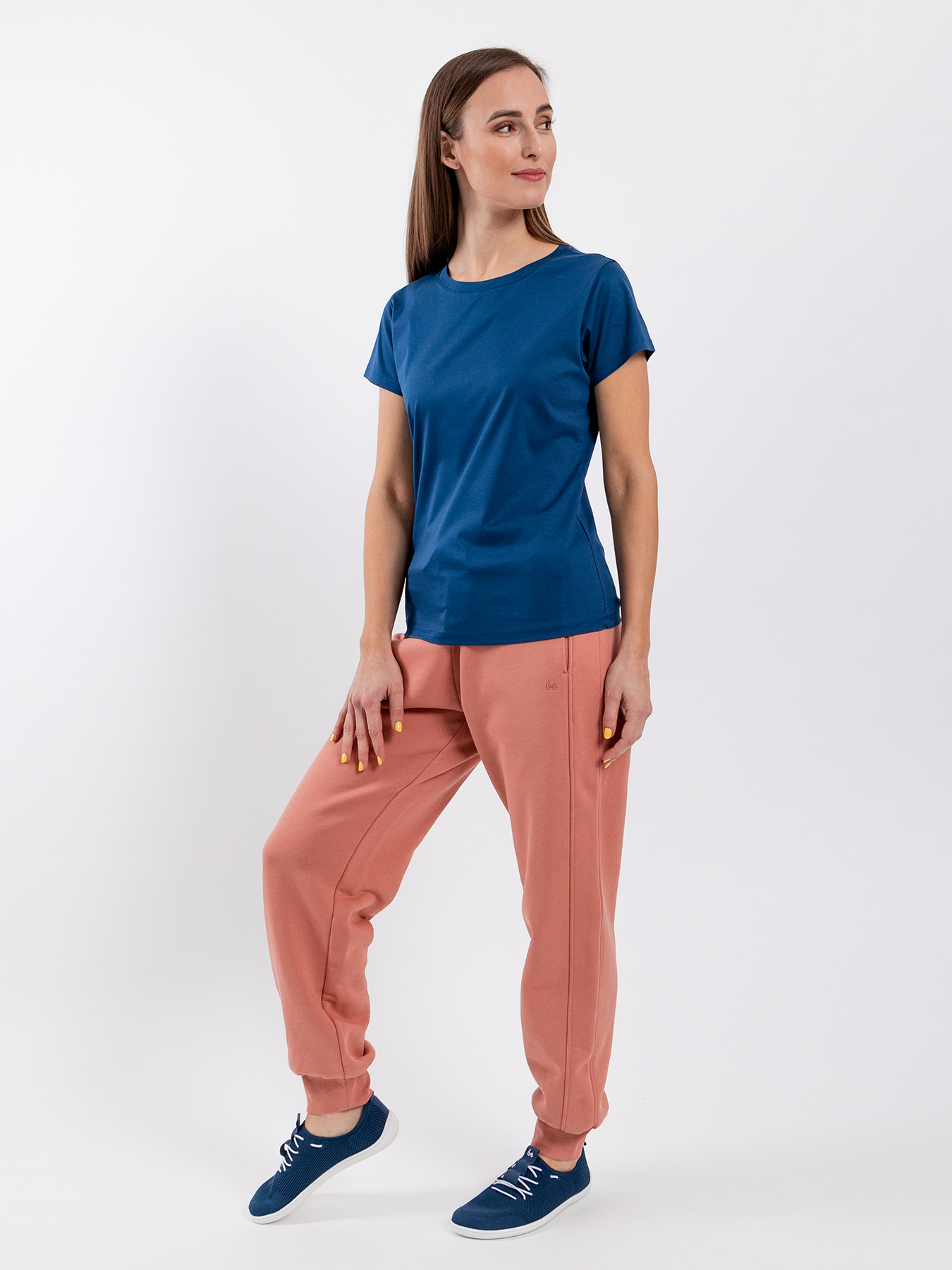 Women's Round Neck t-shirt Be Lenka Essentials - Navy