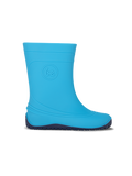Kids Barefoot Rain Boots Be Lenka Pudds - Aqua Blue