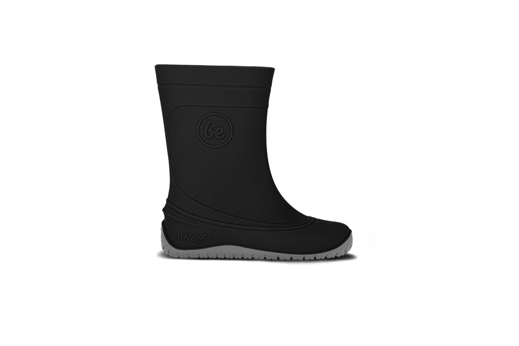 Kids Barefoot Rain Boots Be Lenka Pudds - Black