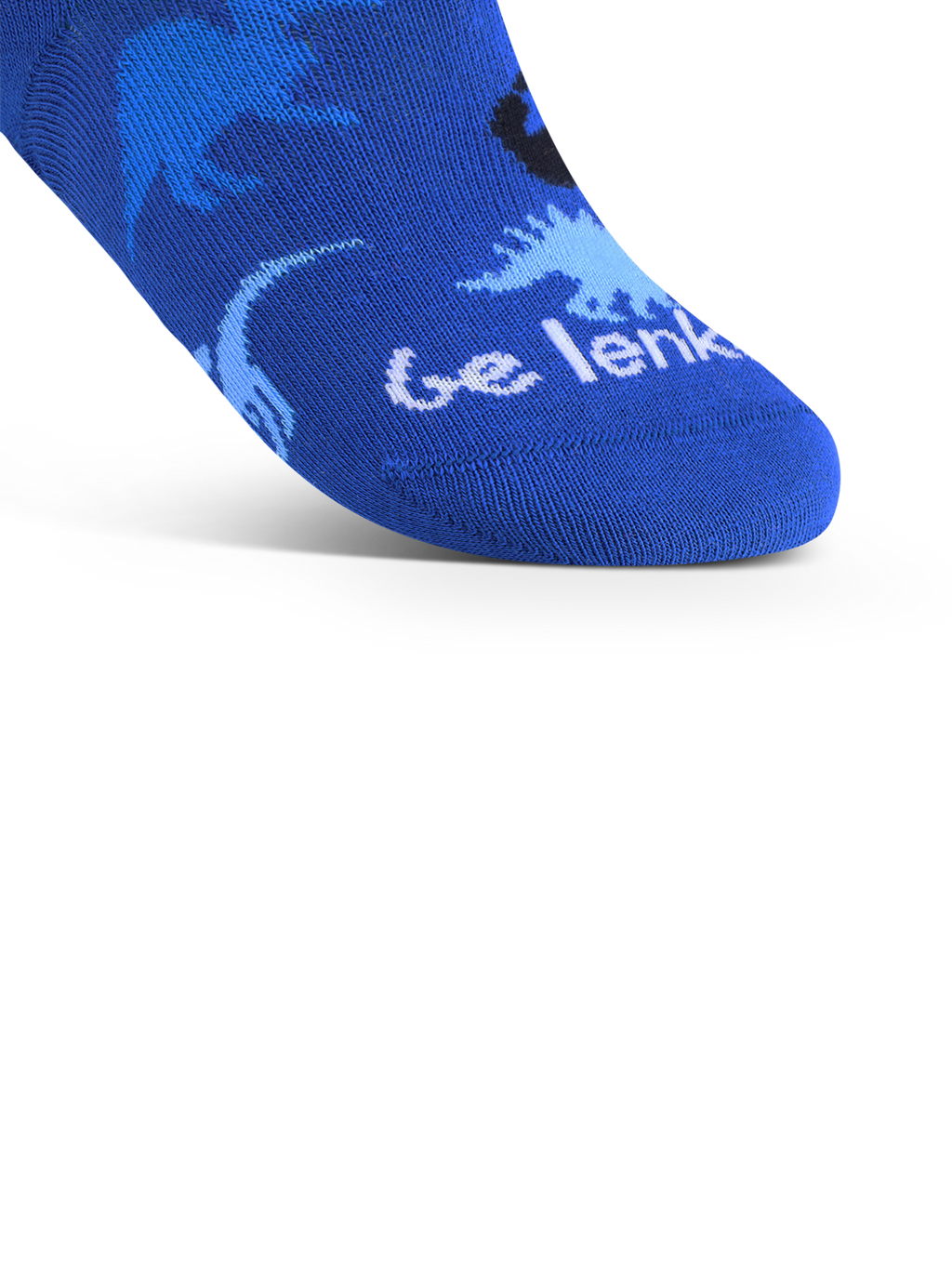 Kids barefoot Socks Be Lenka Kids - Crew - Dino - Royal Blue