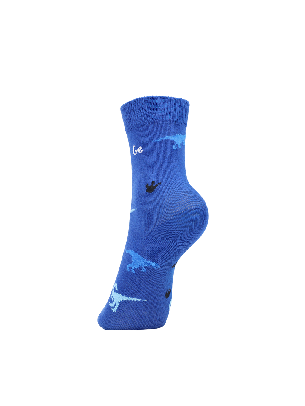 Kids barefoot Socks Be Lenka Kids - Crew - Dino - Royal Blue - 3 pack