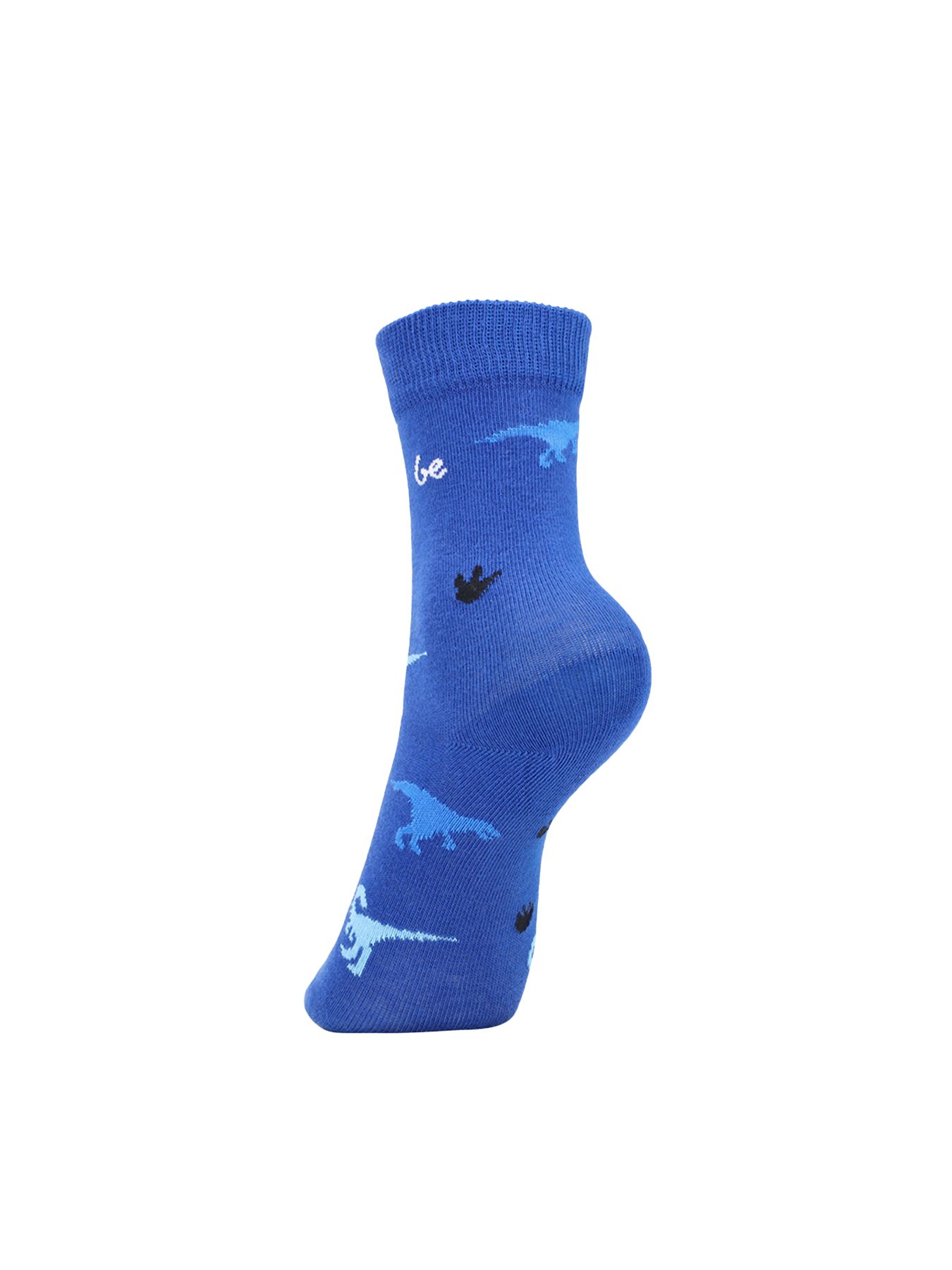 Kids barefoot Socks Be Lenka Kids - Crew - Dino - Royal Blue - 3 pack