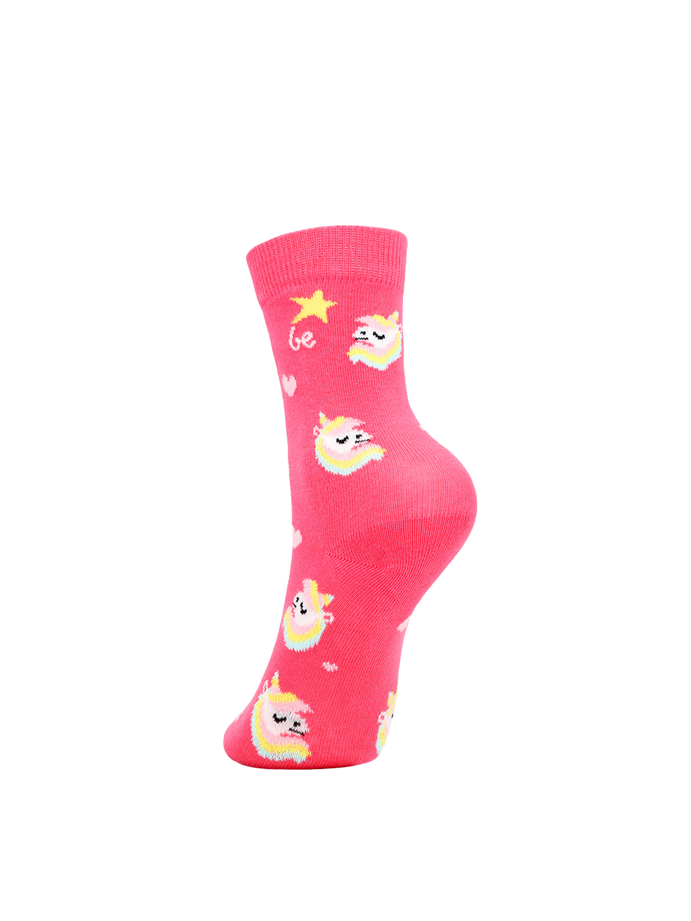 Kids barefoot Socks Be Lenka Kids - Crew - Unicorn - BubleGum Pink - 3 pack