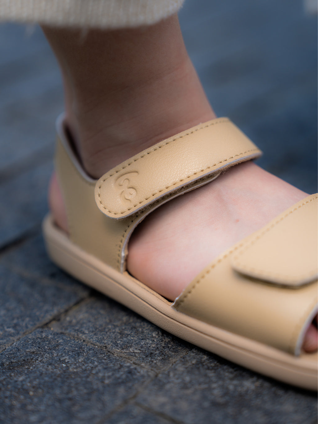 Kids barefoot sandals Be Lenka Miami Junior - Light Brown