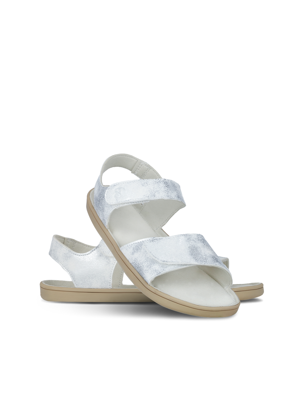 Kids barefoot sandals Be Lenka Miami Kids - Off - White Sparkle