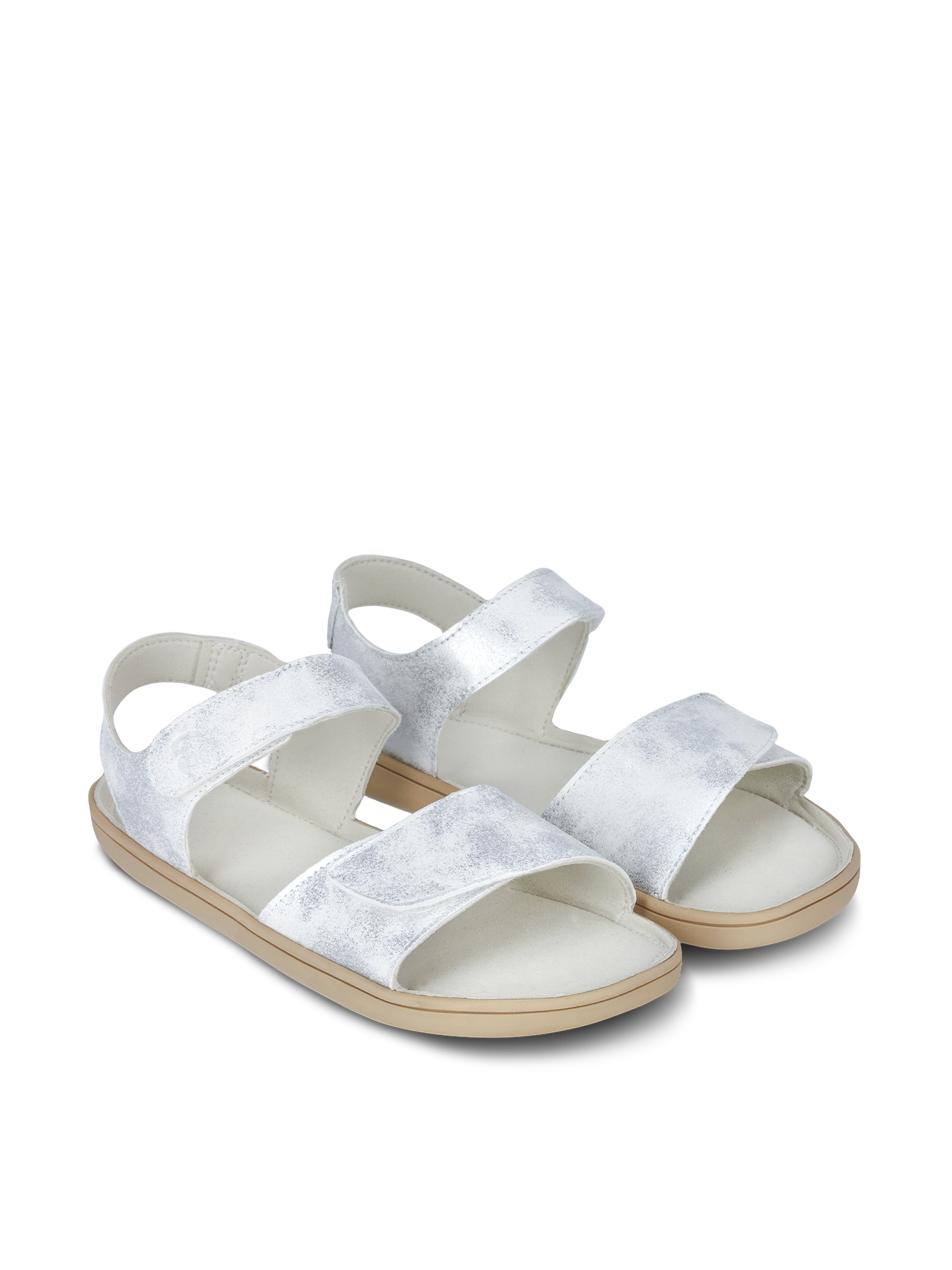 Kids barefoot sandals Be Lenka Miami Kids - Off - White Sparkle
