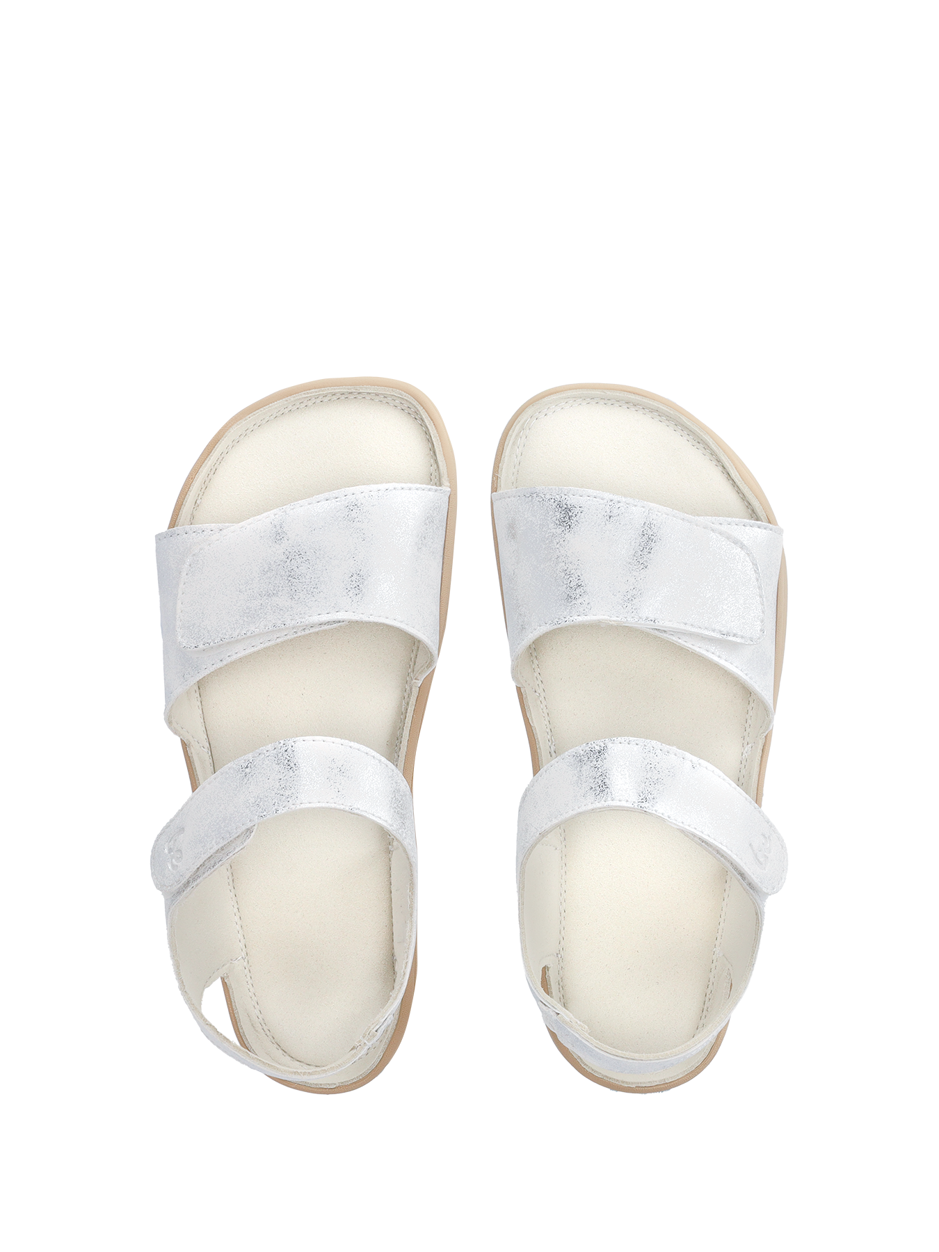Kids barefoot sandals Be Lenka Miami Kids - Off - White Sparkle
