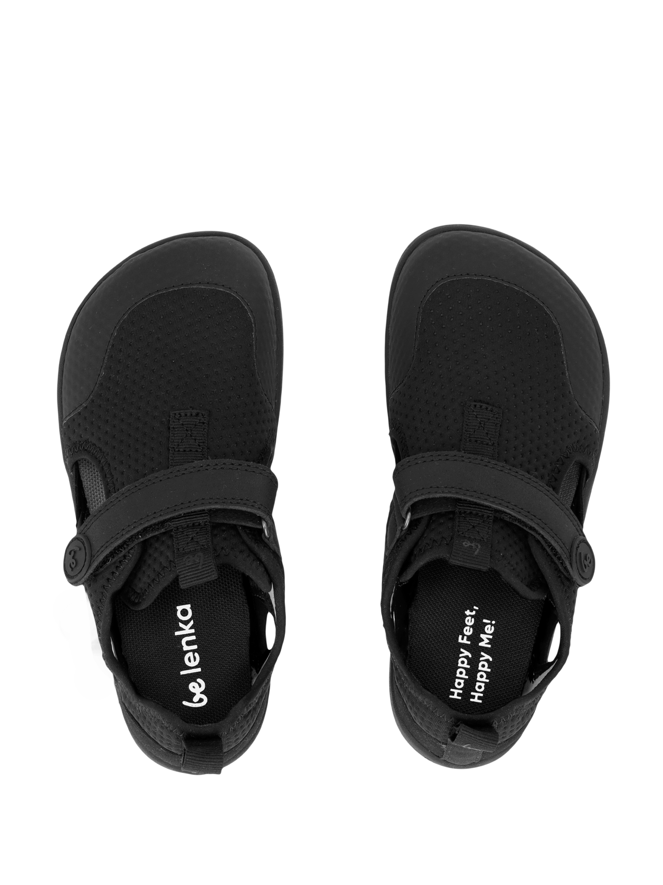 Kids barefoot sandals Zest Kids - All Black