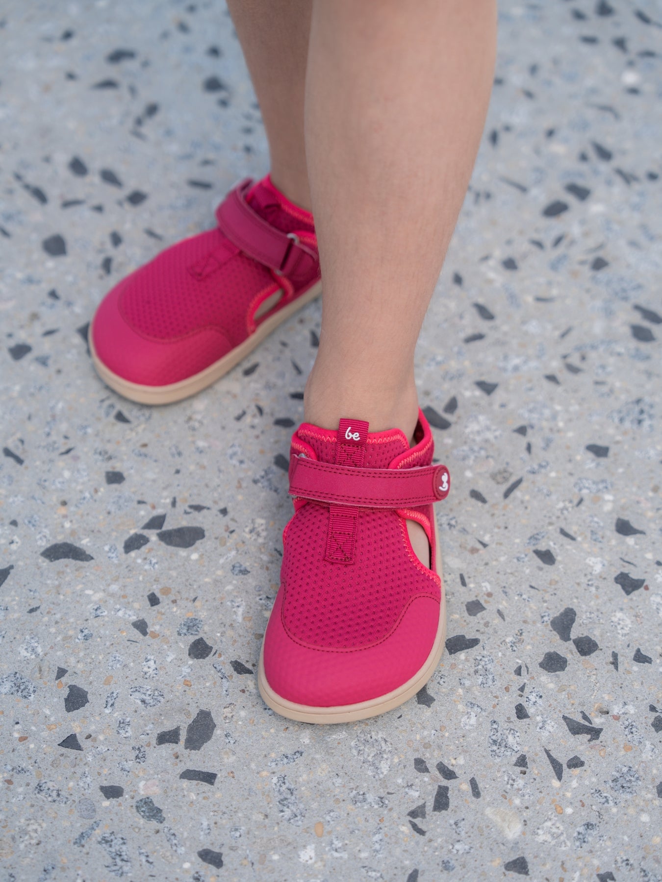 Kids barefoot sandals Zest Preschool - Berry