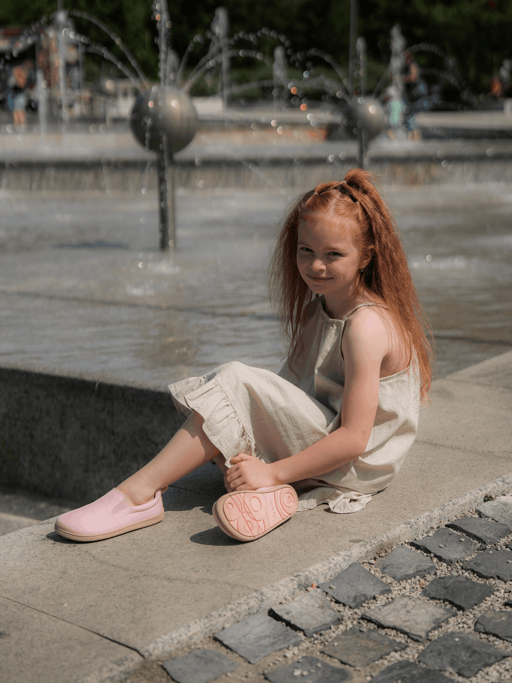 Kids barefoot Slip-on shoes Be Lenka Aura Preschool - Cotton Candy Pink
