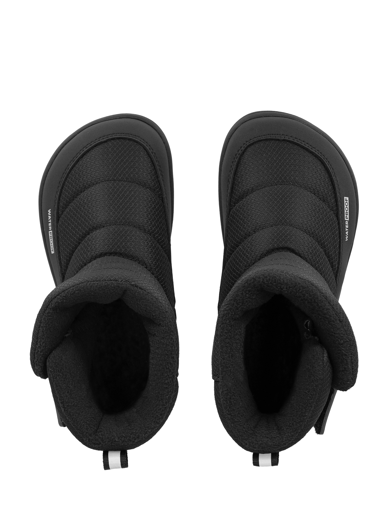 Kids barefoot snow boots Be Lenka Ailo Junior - All Black
