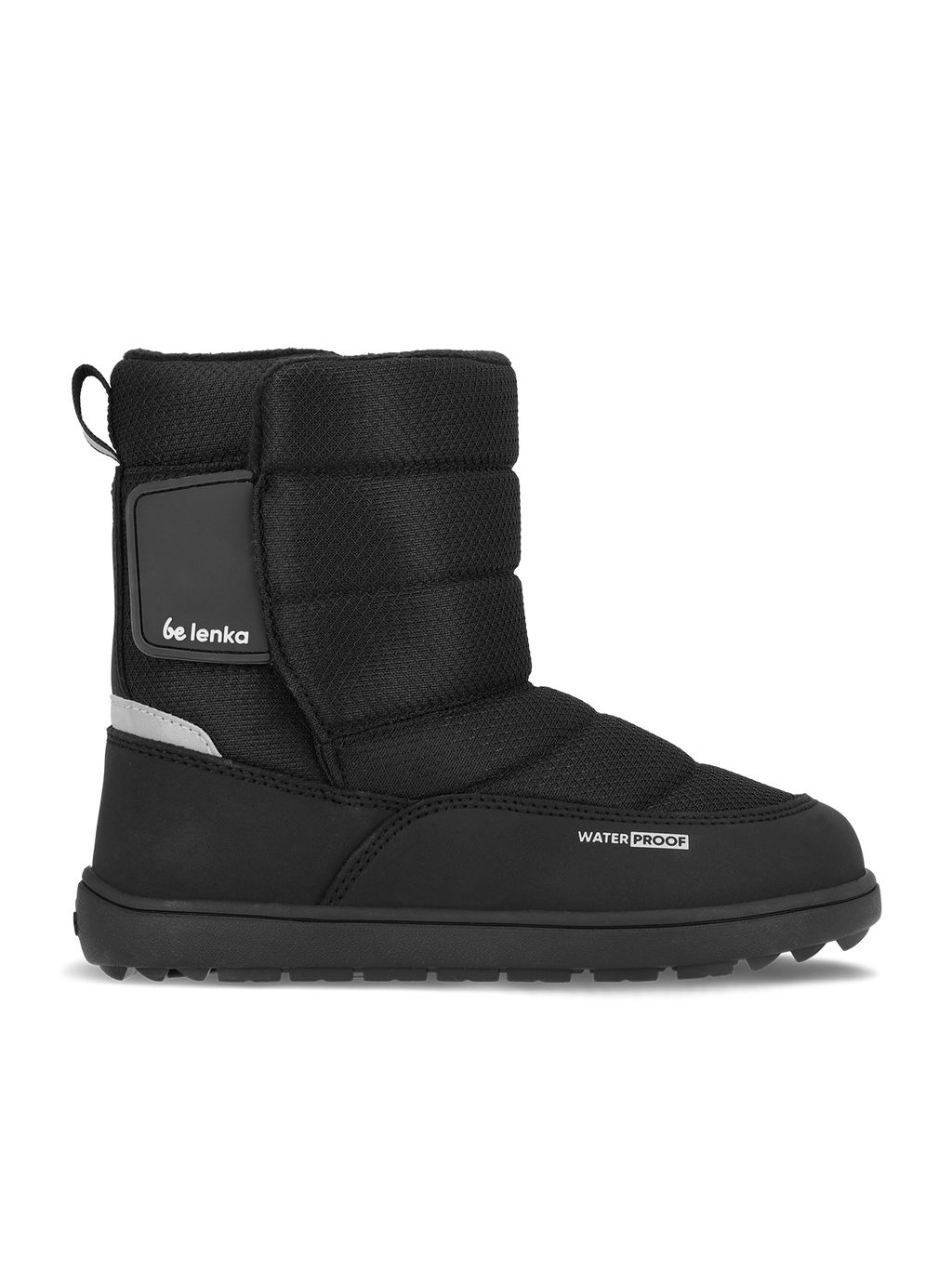Kids barefoot snow boots Be Lenka Ailo Kids - All Black