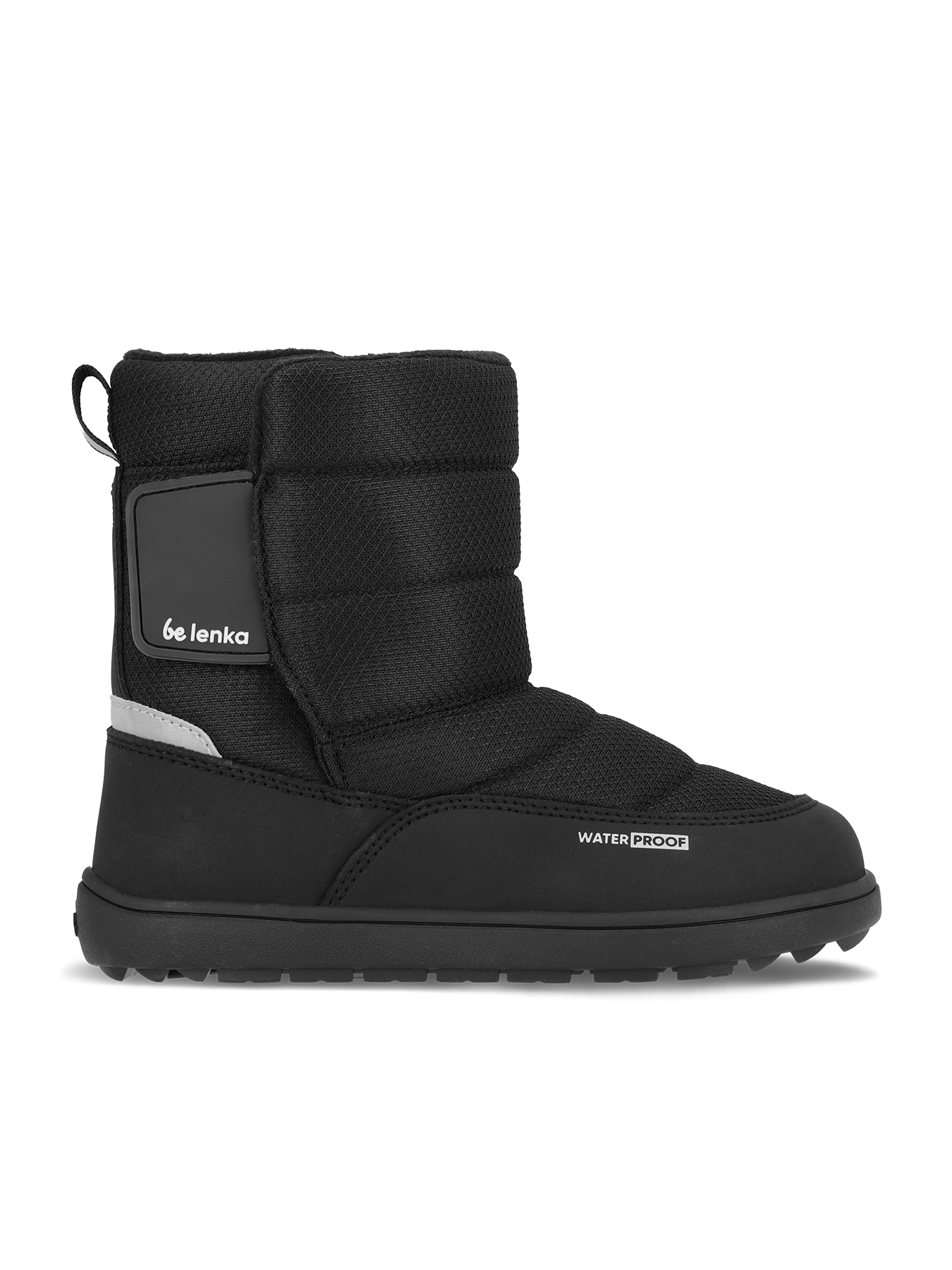 Kids barefoot snow boots Be Lenka Ailo Junior - All Black