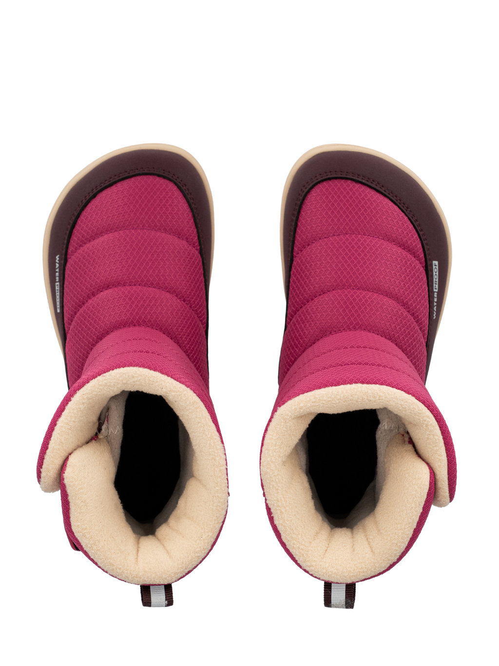 Kids barefoot snow boots Be Lenka Ailo Junior - Berry