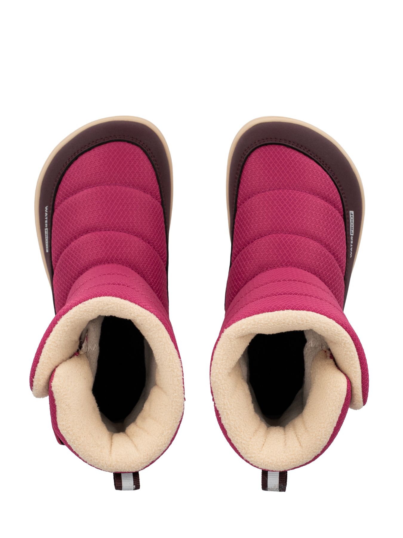 Kids barefoot snow boots Be Lenka Ailo Kids - Berry