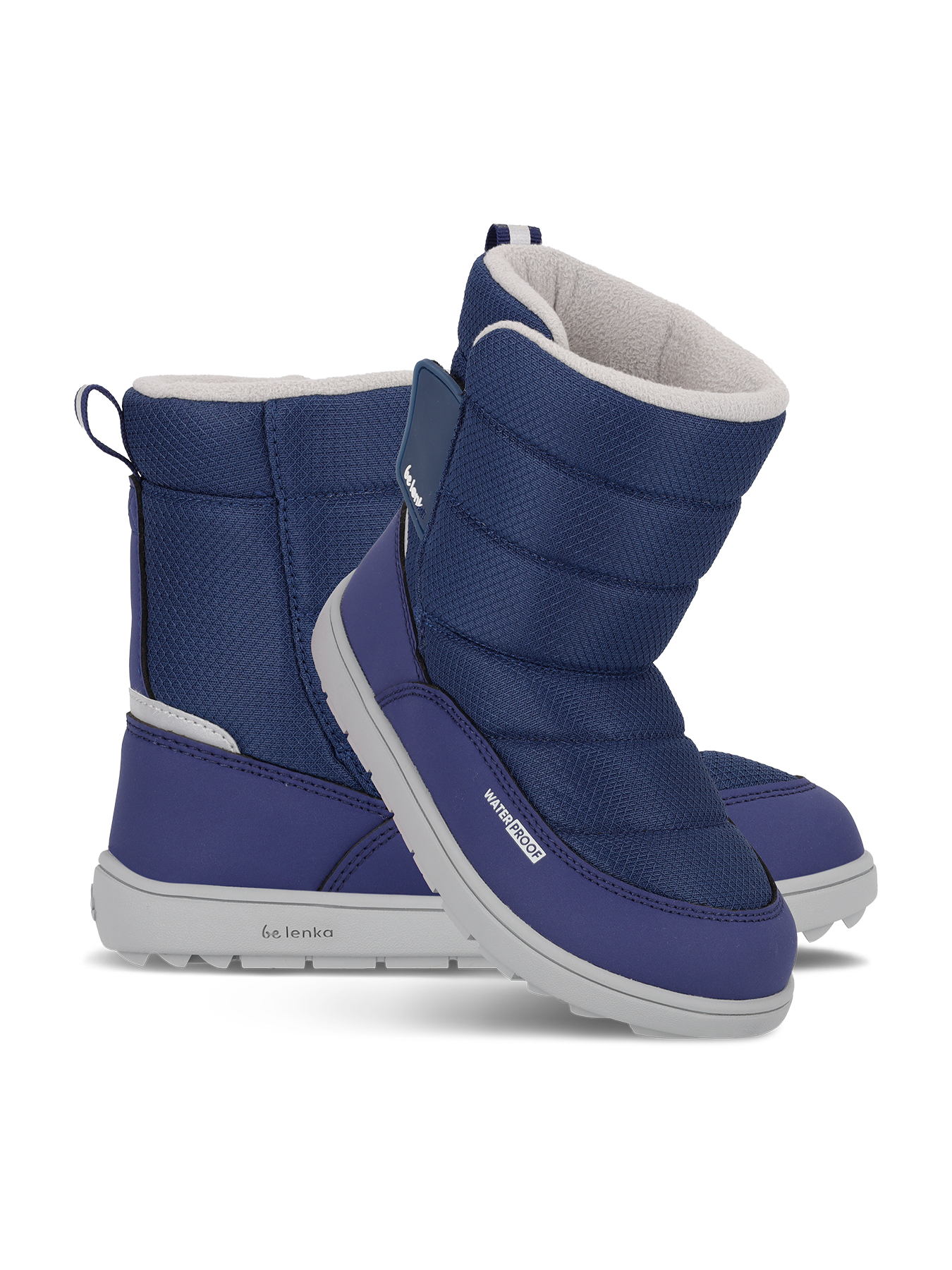Kids barefoot snow boots Be Lenka Ailo Junior - Dark Blue