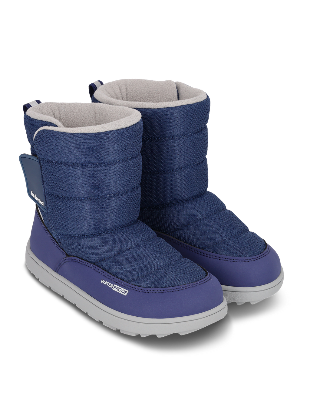 Kids barefoot snow boots Be Lenka Ailo Kids - Dark Blue