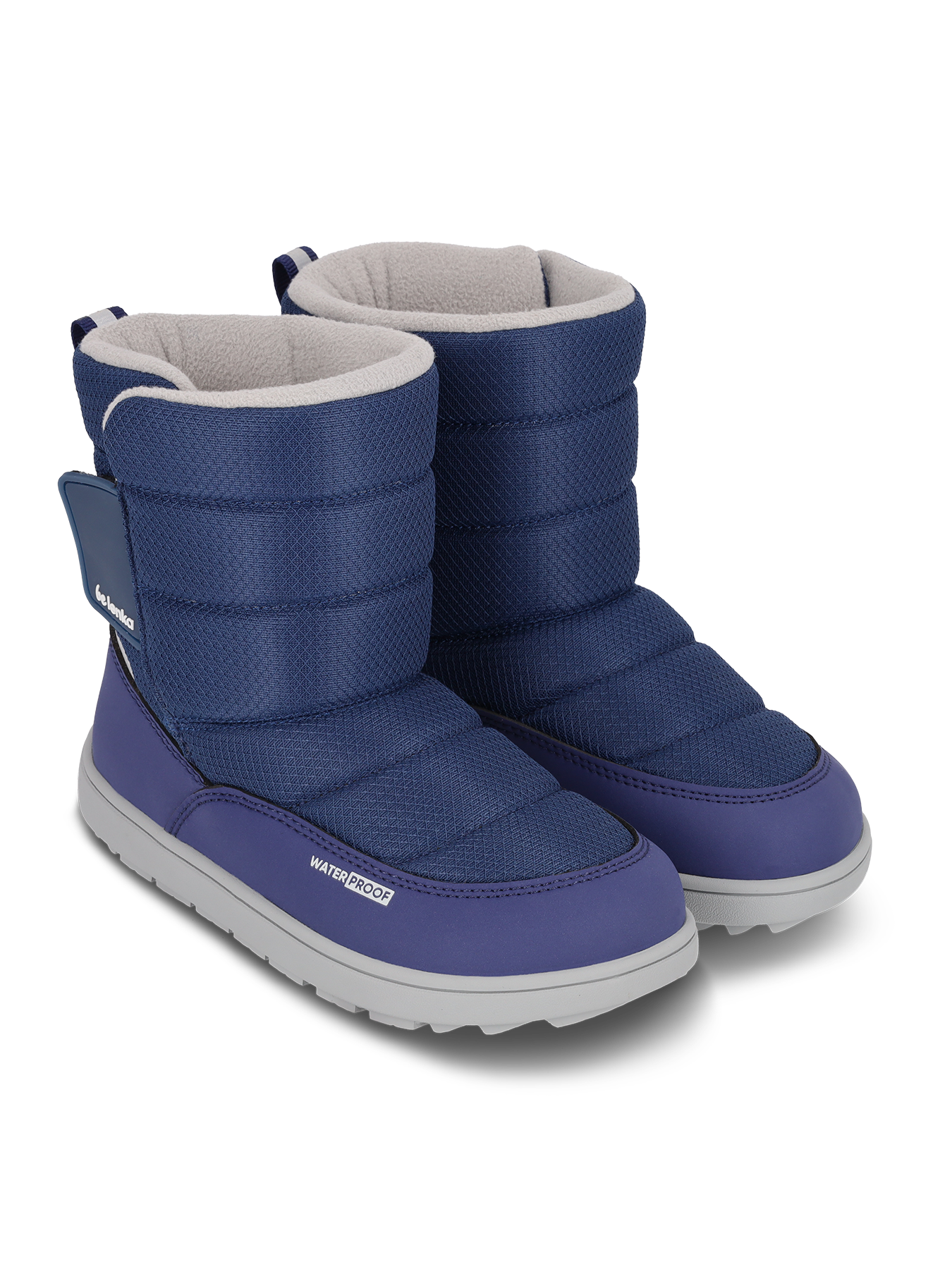 Kids barefoot snow boots Be Lenka Ailo Junior - Dark Blue