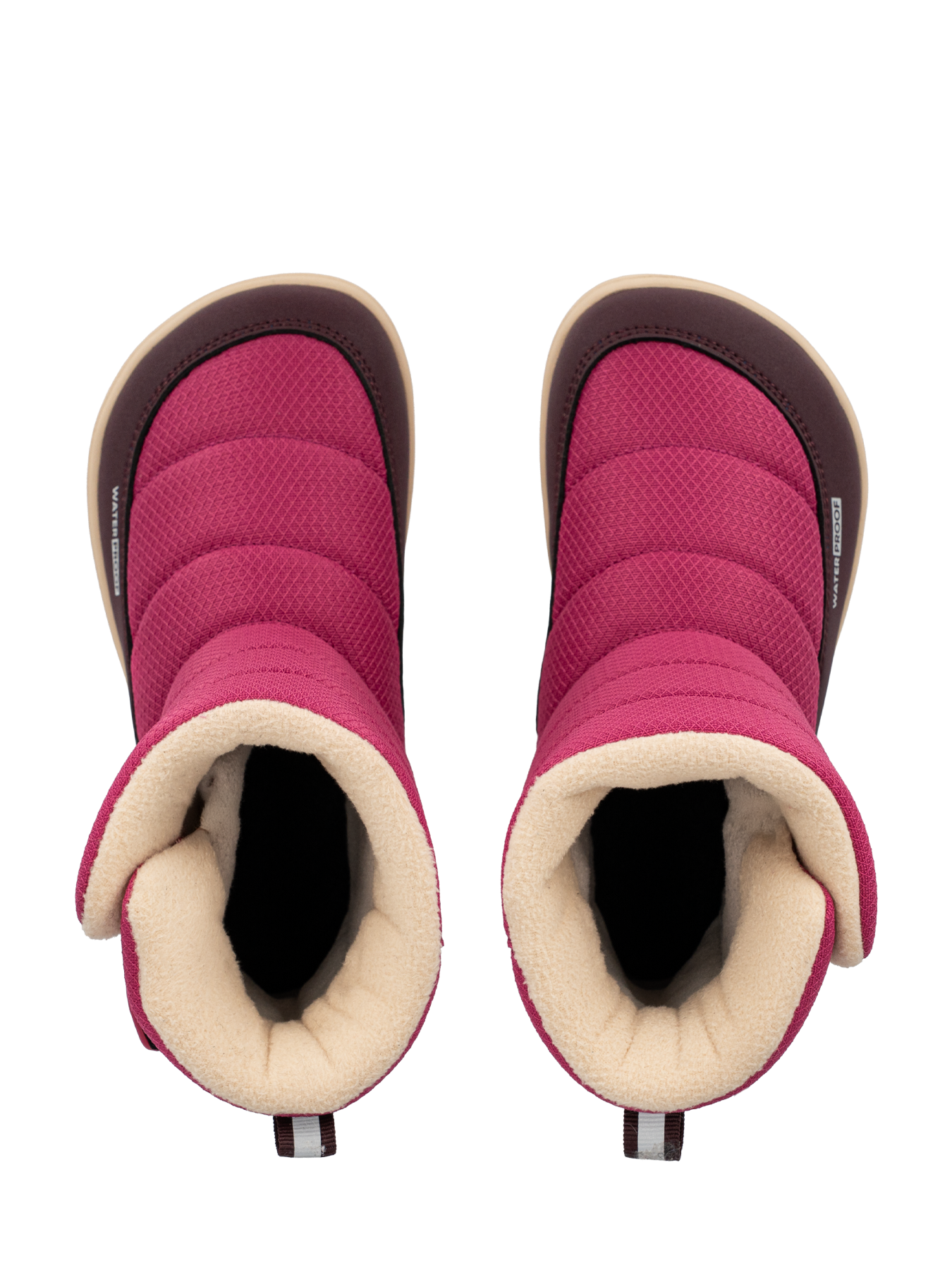 Kids barefoot snow boots Be Lenka Ailo Preschool - Berry