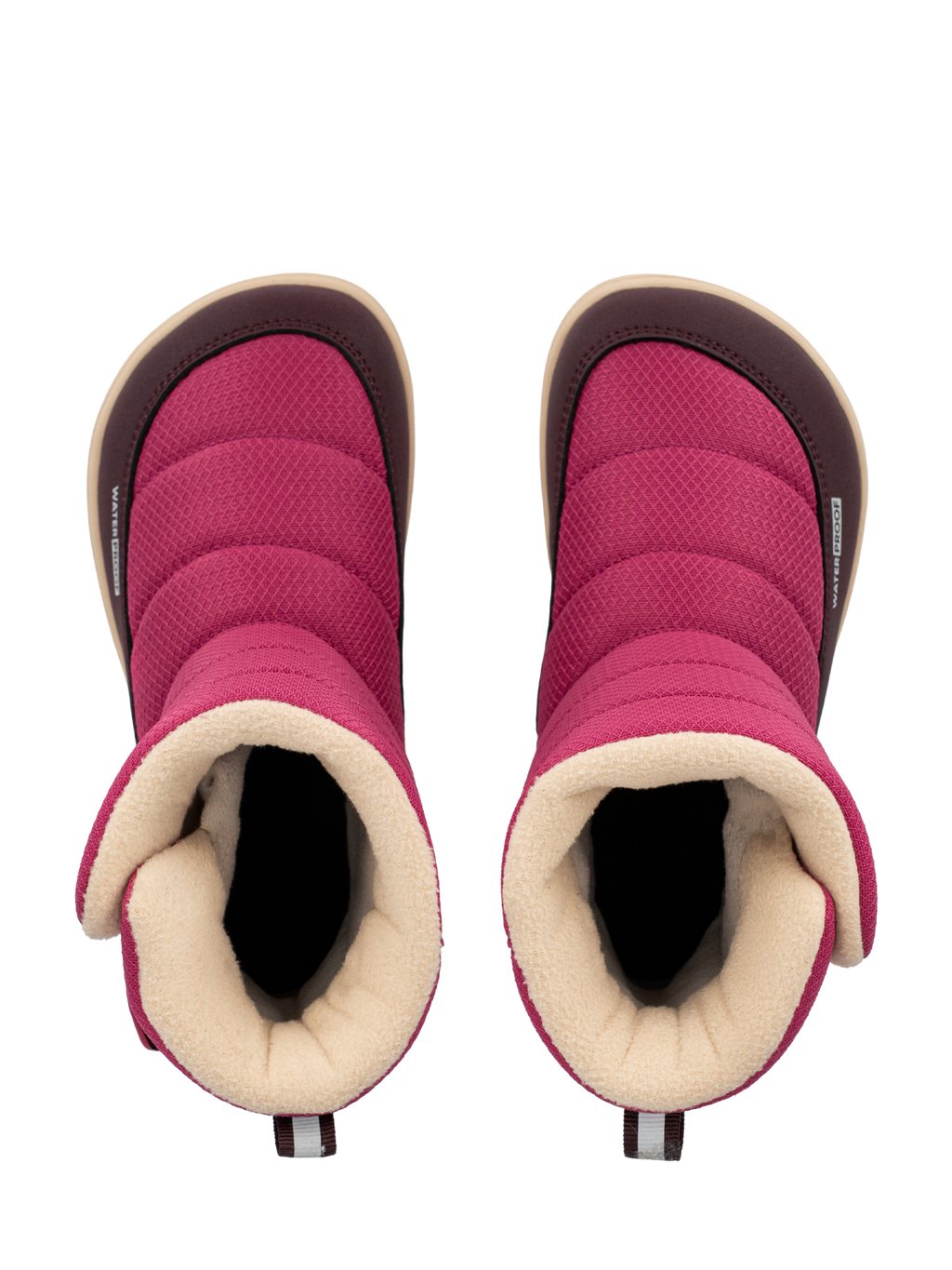 Kids barefoot snow boots Be Lenka Ailo Preschool - Berry