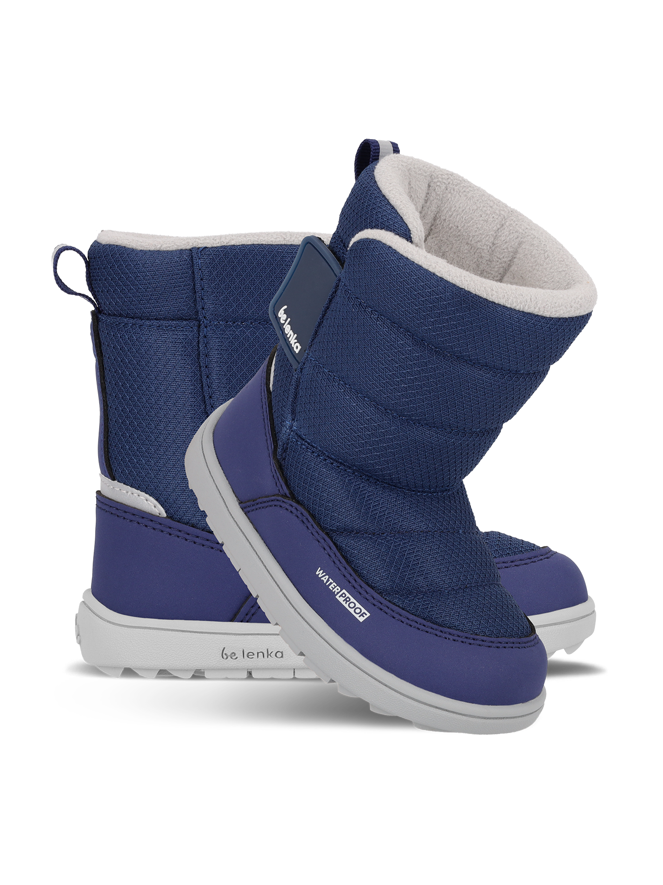Kids barefoot snow boots Be Lenka Ailo Preschool - Dark Blue