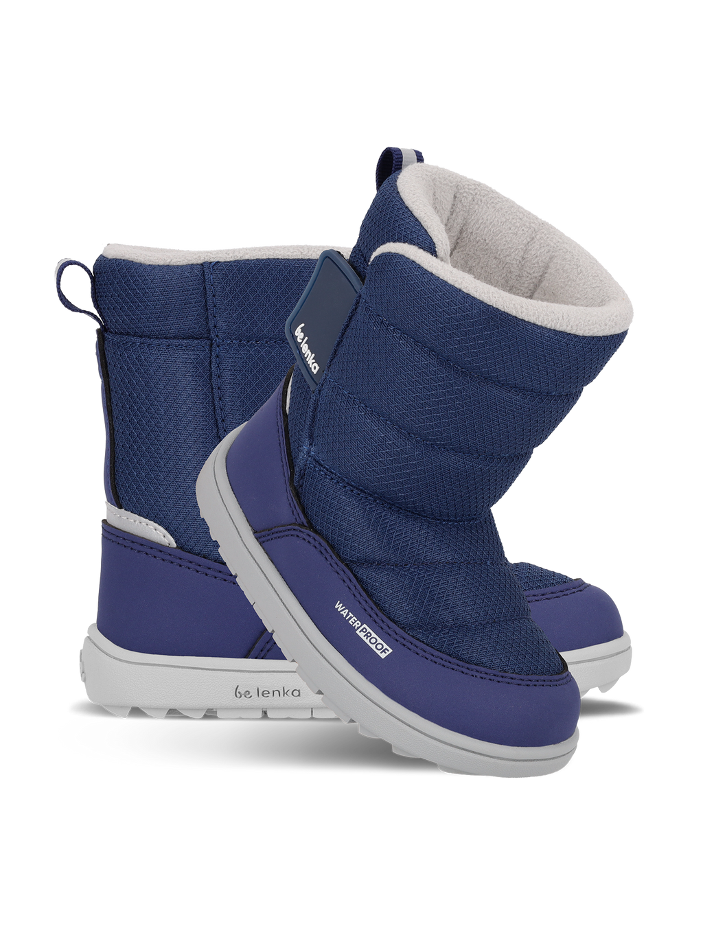 Kids barefoot snow boots Be Lenka Ailo Preschool - Dark Blue