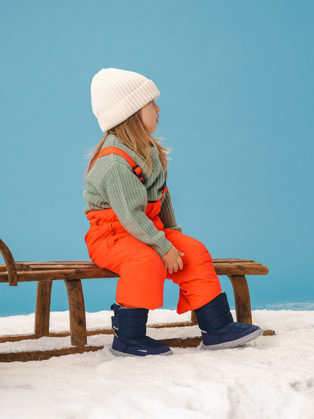 Kids barefoot snow boots Be Lenka Ailo Preschool - Dark Blue